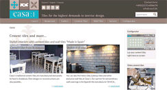 Desktop Screenshot of casa1-zementfliesen.de