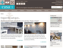 Tablet Screenshot of casa1-zementfliesen.de